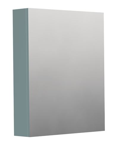 INTEDOOR BARI zrcadlová skříňka 60x72x14 cm, s vypínačem a el. zásuvkou, panty vlevo, MDF, aqua marina mat BAZS60LA6766 Obrázek - Hlavní obrázek