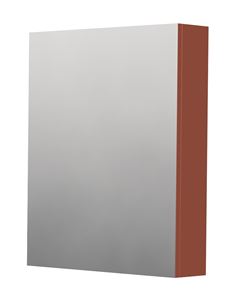 INTEDOOR BARI zrcadlová skříňka 60x72x14 cm, s vypínačem a el. zásuvkou, panty vpravo, MDF, cotto mat