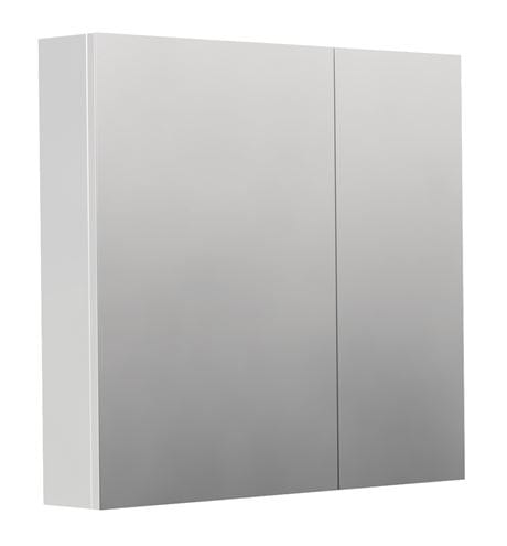 INTEDOOR BARI zrcadlová skříňka 80x72x14 cm, s vypínačem a el. zásuvkou, MDF, lesklá bílá BAZS80A0016 Obrázek - Hlavní obrázek
