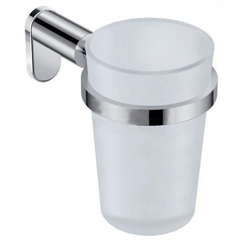 JIKA BASIC nástěnný pohárek, sklo, chrom H3823A10040001 Obrázek - Hlavní obrázek