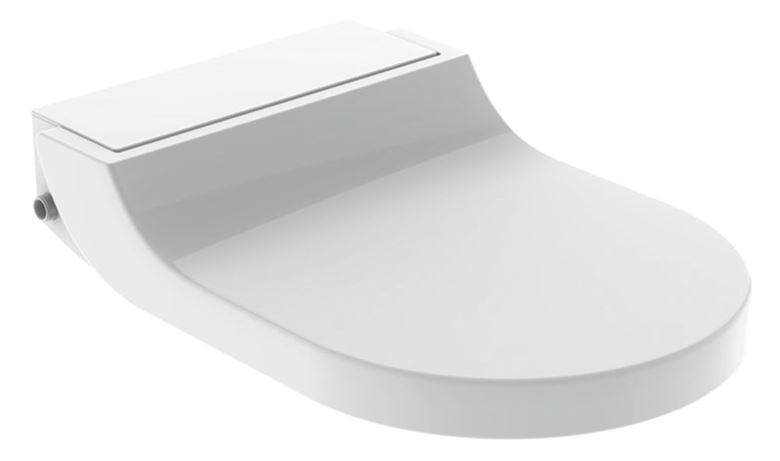 GEBERIT AQUACLEAN TUMA COMFORT bidetové sedátko, SoftOpening, bílá/bílé sklo 146.270.SI.1 Obrázek - Hlavní obrázek