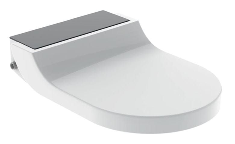 GEBERIT AQUACLEAN TUMA COMFORT bidetové sedátko, SoftOpening, bílá/černé sklo 146.270.SJ.1 Obrázek - Hlavní obrázek