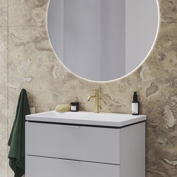 RAVAK ESPIRIT ES 012.60GLB umyvadlová stojánková baterie, EcoFlow, kartáčované zlato X070597 Obrázek - fotka