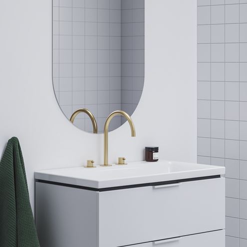 RAVAK ESPIRIT ES 018.60GLB umyvadlová stojánková baterie, 3-otvorová, EcoFlow, kartáčované zlato X070599 Obrázek - fotka