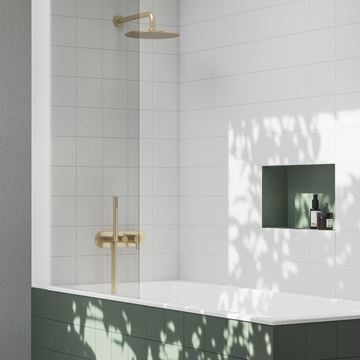 RAVAK ESPIRIT ES 068.60GLB.O3.RB07D.+S podomítková baterie, pro 3 spotřebiče, se sprchovou soupravou, kartáčované zlato X070606 Obrázek - fotka