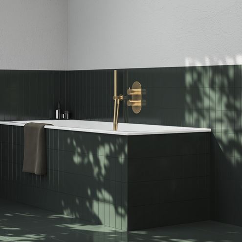 RAVAK ESPIRIT ES 063.60GLB.O2.RB07C podomítková termostatická baterie, pro 2 spotřebiče, kartáčované zlato X070610 Obrázek - fotka