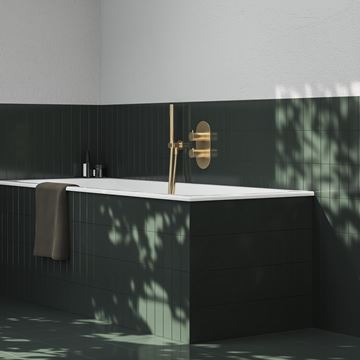 RAVAK ESPIRIT ES 063.60GLB.O2.RB07C podomítková termostatická baterie, pro 2 spotřebiče, kartáčované zlato X070610 Obrázek - fotka