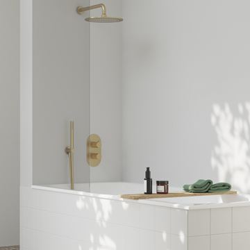 RAVAK ESPIRIT ES 067.60GLB.O3.RB07C podomítková termostatická baterie, pro 3 spotřebiče, kartáčované zlato X070613 Obrázek - fotka