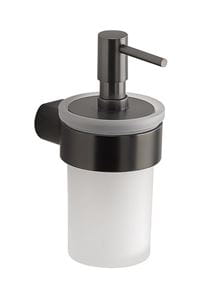 GEDY PIRENEI dávkovač tekutého mýdla 110 ml, sklo, gun metal