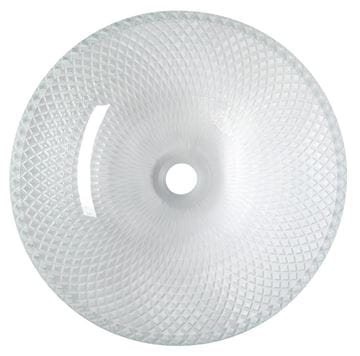 SAPHO BEAUTY umyvadlová mísa Puketa 42 cm, bez přepadu, sklo, čirá gravírovaná TY165 Obrázek - fotka