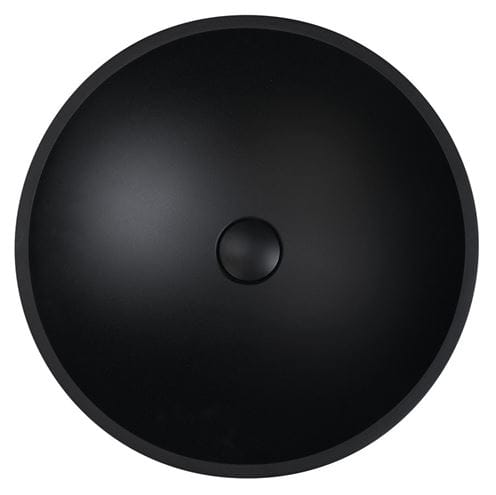 SAPHO BEAUTY umyvadlová mísa Telica 42 cm, bez přepadu, sklo, matná černá TY181B Obrázek - fotka