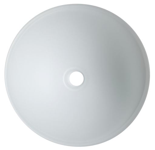 SAPHO BEAUTY umyvadlová mísa Telica 42 cm, bez přepadu, sklo, matná bílá TY181W Obrázek - fotka