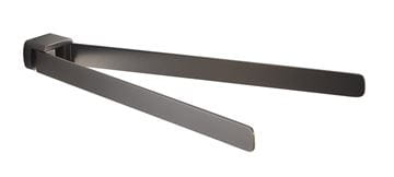GEDY PIRENEI držák ručníků 350 mm, dvojramenný, otočný, gun metal