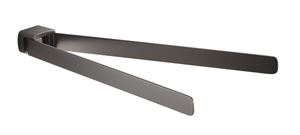 GEDY PIRENEI držák ručníků 350 mm, dvojramenný, otočný, gun metal