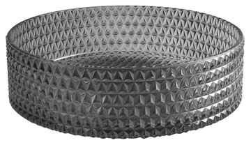 SAPHO BEAUTY umyvadlo na desku Maragua 39,5 cm, bez přepadu, sklo, černá gravírovaná  TY214 Obrázek - fotka