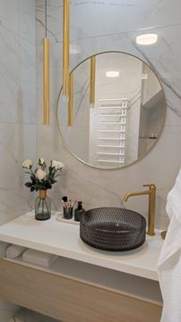 SAPHO BEAUTY umyvadlo na desku Maragua 39,5 cm, bez přepadu, sklo, černá gravírovaná  TY214 Obrázek - fotka