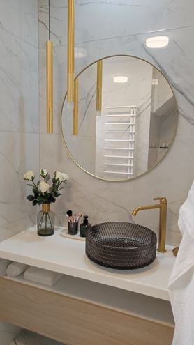 SAPHO BEAUTY umyvadlo na desku Maragua 39,5 cm, bez přepadu, sklo, černá gravírovaná  TY214 Obrázek - fotka