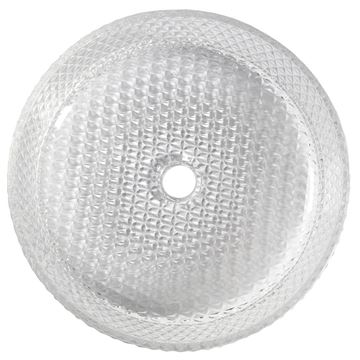 SAPHO BEAUTY umyvadlo na desku Maragua 39,5 cm, bez přepadu, sklo, čirá gravírovaná TY214CL Obrázek - fotka