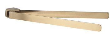 GEDY PIRENEI držák ručníků 350 mm, dvojramenný, otočný, matná zlatá