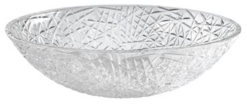SAPHO BEAUTY umyvadlová mísa Purus 50 cm, bez přepadu, sklo, čirá gravírovaná TY305CL Obrázek - fotka