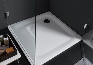 LAUFEN PLATINA sprchová vanička 90x90 cm, smaltovaná ocel, bez nožiček, Antislip H2150226000401 Obrázek - fotka