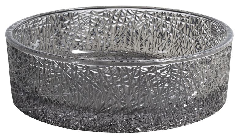 SAPHO BEAUTY umyvadlová mísa Ersel 40 cm, bez přepadu, sklo, černá gravírovaná TY323B Obrázek - fotka