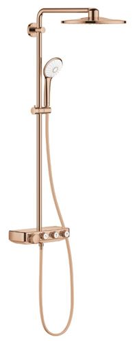 GROHE EUPHORIA SMARTCONTROL SYSTEM 310 DUO sprchový set s termostatickou baterií, horní sprcha, ruční sprcha se 3 proudy, tyč, hadice, warm sunset 26507DA0 Obrázek - Hlavní obrázek