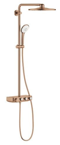 GROHE EUPHORIA SMARTCONTROL SYSTEM 310 DUO sprchový set s termostatickou baterií, horní sprcha, ruční sprcha se 3 proudy, tyč, hadice, kartáčovaný warm sunset 26507DL0 Obrázek - Hlavní obrázek