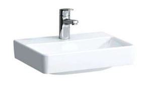 LAUFEN PRO S umývátko 45 cm, s otvorem pro baterii, bez přepadu