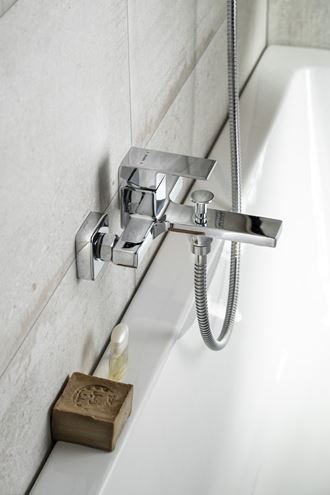 SAPHO CUBEMIX vanová nástěnná baterie, s přepínačem, chrom CM010 Obrázek - fotka