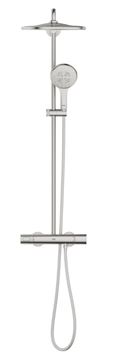 GROHE RAINSHOWER SMARTACTIVE 310 sprchový set s termostatickou baterií, horní sprcha, ruční sprcha se 3 proudy, tyč, hadice, Water Saving, supersteel 26836DC0 Obrázek - fotka