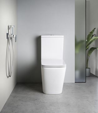 SAPHO CUBEMIX bidetová podomítková baterie, se sprškou, s tělesem, chrom CM040 Obrázek - fotka