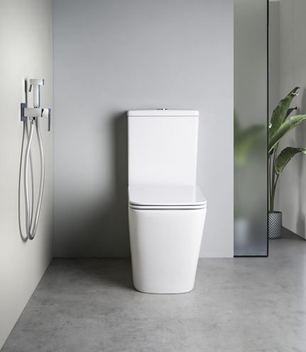 SAPHO CUBEMIX bidetová podomítková baterie, se sprškou, s tělesem, chrom CM040 Obrázek - fotka