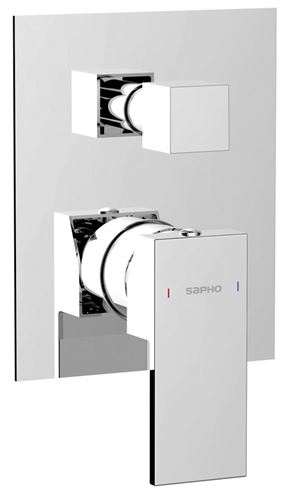 SAPHO CUBEMIX podomítková baterie, pro 2 spotřebiče, s tělesem, chrom CM042 Obrázek - Hlavní obrázek