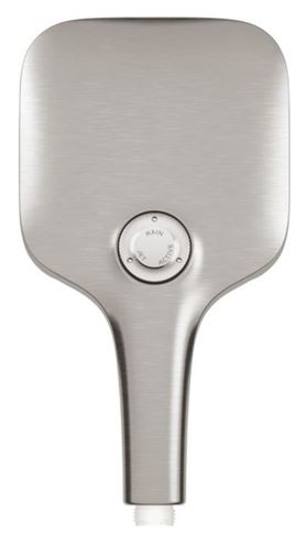 GROHE RAINSHOWER SMARTACTIVE 310 CUBE sprchový set s termostatickou baterií, horní sprcha, ruční sprcha se 3 proudy, tyč, hadice, Water Saving, supersteel 26837DC0 Obrázek - fotka