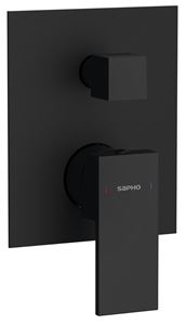 SAPHO CUBEMIX podomítková baterie, pro 2 spotřebiče, s tělesem, matná černá