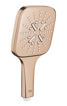 GROHE RAINSHOWER SMARTACTIVE 310 CUBE sprchový set s termostatickou baterií, horní sprcha, ruční sprcha se 3 proudy, tyč, hadice, Water Saving, kartáčovaný warm sunset 26837DL0 Obrázek - fotka