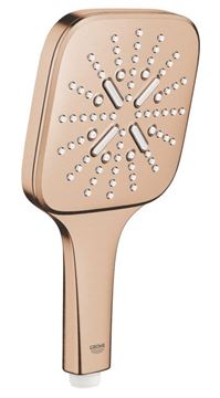 GROHE RAINSHOWER SMARTACTIVE 310 CUBE sprchový set s termostatickou baterií, horní sprcha, ruční sprcha se 3 proudy, tyč, hadice, Water Saving, warm sunset 26837DA0 Obrázek - fotka