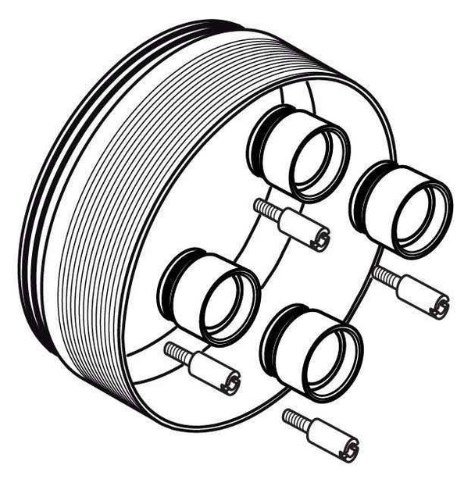 IDEAL STANDARD EASY BOX prodlužovací sada 20 mm  A960704NU Technický nákres