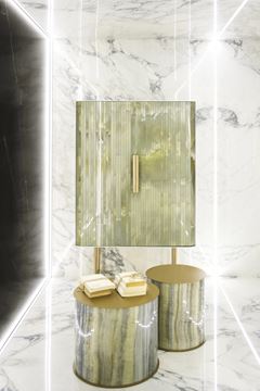 ARIOSTEA ULTRA ONICI dlažba 37,5x75 cm, lesk, grigio UO6L37411 Obrázek - fotka