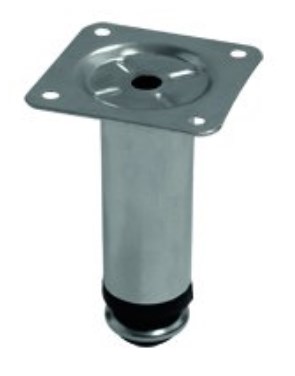 DŘEVOJAS BASIC noha k nábytku, plast/chrom 00120 Obrázek - Hlavní obrázek