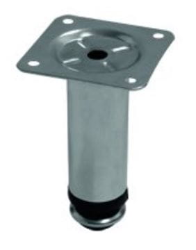 DŘEVOJAS BASIC noha k nábytku, plast/chrom