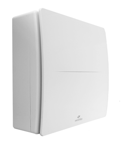 AERAULIQA QX100S radiální ventilátor 100mm, nástěnný/stropní, se zpětnou klapkou
