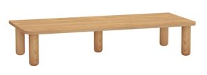 VITRA SENTO deska s nohami pod nábytek, light oak