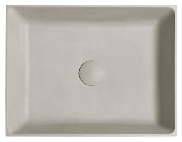 SAPHO FORMIGO umyvadlo na desku 47,5 cm, bez přepadu, beton, matná písková FG114 Obrázek - fotka