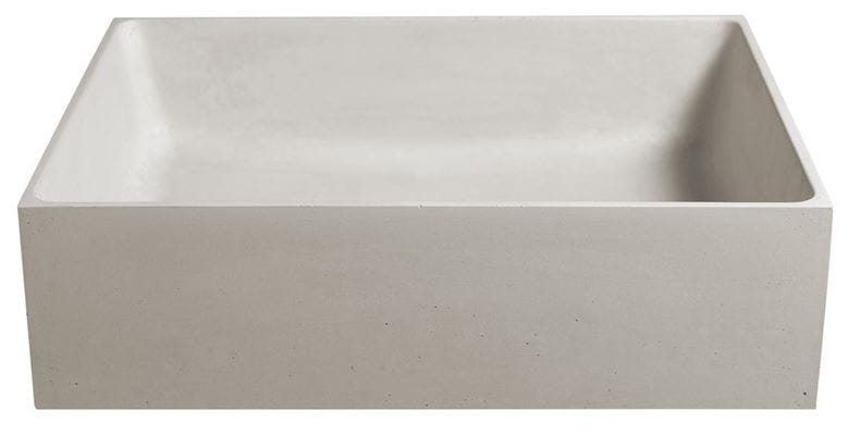 SAPHO FORMIGO umyvadlo na desku 47,5 cm, bez přepadu, beton, matná písková FG114 Obrázek - fotka