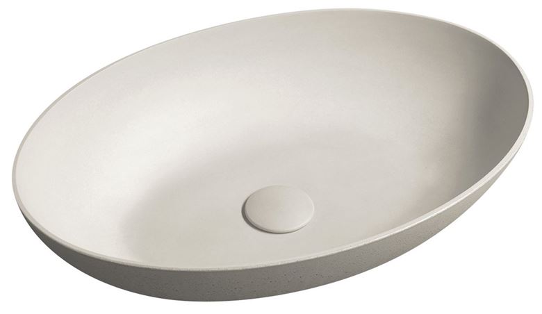 SAPHO FORMIGO umyvadlová mísa 60 cm, bez přepadu, beton, matná písková FG214 Obrázek - Hlavní obrázek