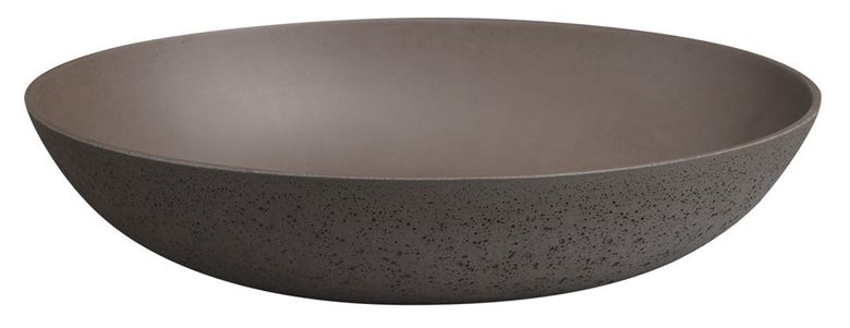 SAPHO FORMIGO umyvadlová mísa 60 cm, bez přepadu, beton, tmavě hnědá FG215 Obrázek - fotka