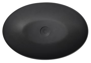 SAPHO FORMIGO umyvadlová mísa 60 cm, bez přepadu, beton, matný antracit FG216 Obrázek - fotka