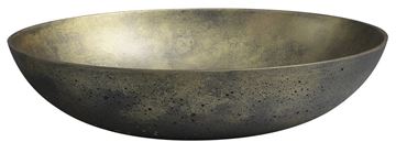 SAPHO FORMIGO umyvadlová mísa 60 cm, bez přepadu, beton, matná zlatá FG218 Obrázek - fotka